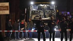 Los jugadores del Borussia Dortmund sufrieron un atentado cuando se dirigían al estadio.