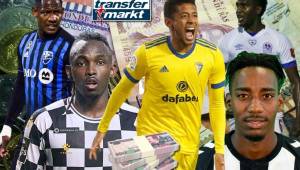 Estos son los 15 futbolistas hondureños más caros, de acuerdo a un análisis elaborado por el portal especializado en ello, Transfermarkt. (El valor es conforme a la moneda local)