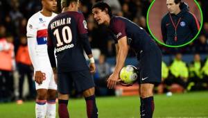 Unai Emery, técnico del PSG, espera que Neymar y Cavani se pongan de acuerdo en el cobro de faltas y penales. 'No quiero que sea un problema', agrega.