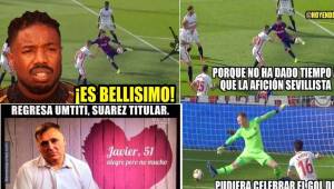 Lionel Messi hizo tres goles en el triunfo del Barcelona 2-4 ante el Sevilla y los memes no podían faltar. Imperdibles.