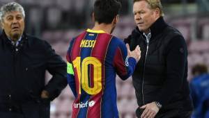 Ronald Koeman no se siente tan seguro de que Lionel Messi siga con el Barcelona.