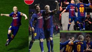 Andrés Iniesta disputó la última final de Copa con la camiseta del Barcelona.