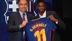 Ousmane Dembélé fue presentado de manera oficial por el Barcelona.