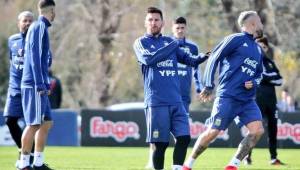 Lionel Messi, el mejor jugador de la Argentina, ya entrena con la Albiceleste.