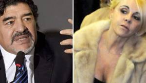 Diego Maradona explotó y denigró a Claudia Villafañe, a quien le reclama 80 millones de dólares. FOTO: CIUDAD.COM