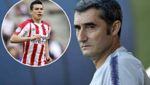 Ernesto Valverde reconoció el buen papel del 'Chucky' Lozano con el PSV.