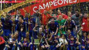 El Barcelona se ha coronado campeón de España una semana después de haber ganado la Copa del Rey.
