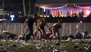 Fueron al menos unos cinco minutos de fuego abierto contra las personas que disfrutaban de un concierto en Las Vegas.