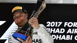 El finlandés Valtteri Bottas (Mercedes) conquistó este domingo el Gran Premio de Abu Dabi, vigésima y última carrera de la temporada 2017 de Fórmula 1. Fotos AFP