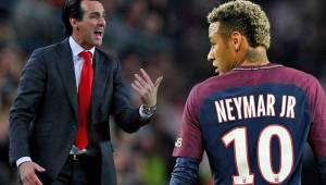 Unai Emery dirigió una temporada al brasileño Neymar en el PSG.