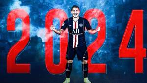 Así anunció el PSG la renovación de su futbolista, Marco Verratti. La noticia es oficial.