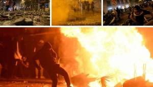 Los incidentes que provocaron escenas de caos en Barcelona el viernes por la noche dejaron 182 heridos en toda Cataluña, anunciaron el sábado los servicios de socorro.
