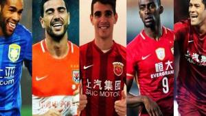 El fútbol chino se está llevando a estrellas mundiales seduciéndolos con millones