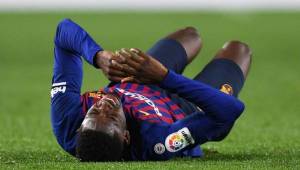 Ousmane Dembelé es duda para el juego ante el Lyon por la Champions League por lesión.