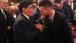 Madarona compartió con Messi dirante la gala de la FIFA.