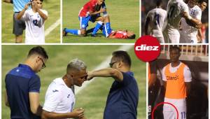 La selección de Honduras aplastó 4-0 a Puerto Rico en el Estadio Nacional y estas fueron las fotos curiosas que captó el lente de DIEZ. Fotos David Romero, Ronald Aceituno y Alex Pérez.