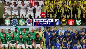 El portal futbolístico Transfermarkt incluye el valor de 8 de los 10 equipos de la Liga Nacional de Honduras. Conoce a las plantillas más caras y rentables según el sitio web alemán.