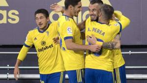 Negredo marcó el gol del triunfo para el Cádiz frente al Barcelona.