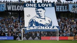 Manta alzada por los hinchas del Sporting Kansas City en la MLS.