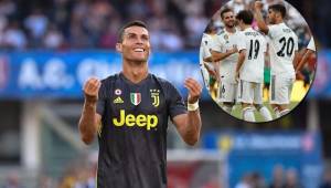Cristiano Ronaldo ahora juega con la Juventus, pero manda mensaje de amor al Real Madrid.