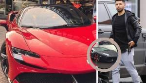 El delantero argentino, Sergio 'Kun' Agüero, se ha comprado un Ferrari en la ciudad de Barcelona valorado en 500 mil euros. Lo curioso de todo es que uno de sus coches lo tiene en el total abandono.