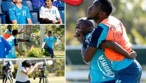 La Selección de Honduras sigue preparándose en Fort Myers para la doble fecha eliminatorias ante EUA y Costa Rica. Acá las curiosas imágenes del entreno. Fotos Neptalí Romero