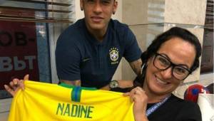 Nadine Gonçalves contestó las acusaciones que recibió su hijo tras el Mundial de Rusia 2018.