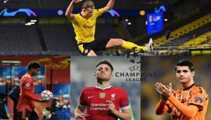 Haaland, Jota, Rashford y Morata son los máximos goleadores de la presente temporada de UEFA Champions League.