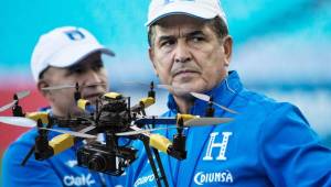 Jorge Luis Pinto no cree en la respuesta que el Parque Olímpico ha dado sobre el dron que sobrevoló el ANZ Stadium.