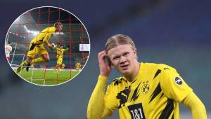 Erling Haaland marcó doblete en su regreso a las canchas con el Borussia Dortmund.