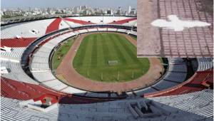 A pocas horas para que de juegue la final de la Copa Libertadores se encontró una cruz sal en el Monumental.
