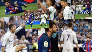 Lionel Messi celebró en el Santiago Bernabéu; Cristiano Ronaldo no apareció.