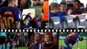 Las imágenes más curiosas del triunfo del Barcelona sobre el Villarreal (2-1) en el Camp Nou.