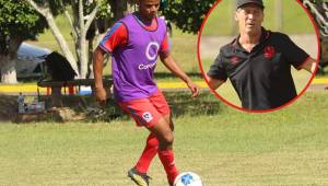 El lateral izquierdo, Samuel 'Chama' Córdova firmó su contrato con Olimpia por un año. Cuenta con la confianza del entrenador Pedro Troglio. Fotos cortesía