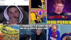 El equipo azulgrana vio la derrota en Mestalla por la jornada 21 de la Liga Española. Messi y Setién fueron la principales víctimas de los memes.