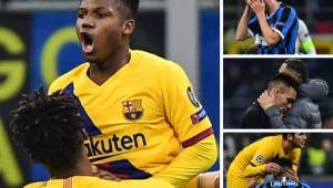 Te presentamos las mejores imágenes que dejó el triunfo del Barcelona 2-1 sobre el Inter en Italia. Lautaron Martínez, el más afectado tras la eliminación de su equipo. FOTOS: AFP.