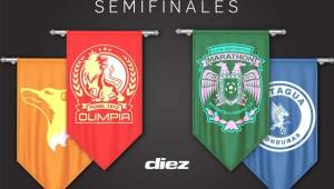 Olimpia, UPN, Marathón y Motagua jugarán las semifinales.