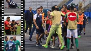 Se disputó la ida de la semifinal entre Motagua y Marathón y estas imágenes captó el lente de DIEZ del encuentro en el Nacional.