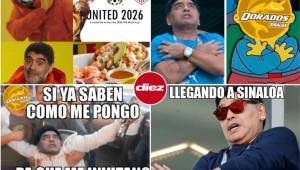 ¡Para morir de la risa! Disfrutá de los mejores memes que nos ha dejado la llegada del astro argentino, Diego Armando Maradona, al fútbol mexicano.