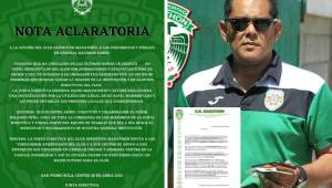 Marathón responde a los aficionados que pidieron la 'renuncia inmediata' de Rolin Peña, vicepresidente del club.