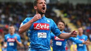 Dries Mertens es ahora el tercer mejor goleador del Napoli.