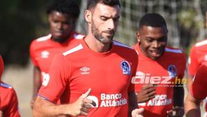 Martín Bonjour se ha entrenado con normalidad con el Olimpia de Keosseián.