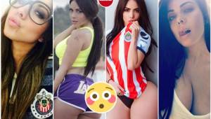 Chivas y América empataron en el Clásico del fútbol mexicano (1-1), pero esta muñeca subió la temperatura con infartantes fotografías en redes sociales. ¡Es una hermosura!