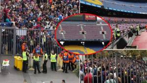 El Barcelona jugó a puertas cerradas este domingo su partido frente a Las Palmas debido a una decisión de la directiva por el referéndum que se realiza en Cataluña.