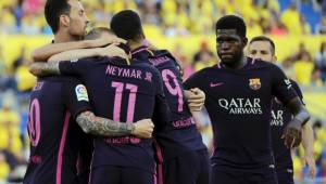 El Barcelona logró sumar de tres en su visita al estadio Gran Canaria.