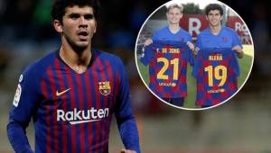 Aleñá rompió el silencion luego de que el Barcelona decidiera cambiar su número de camiseta con la llegada de De Jong.