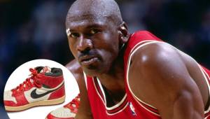 El calzado ofertado corresponde al modelo 'Air Jordan 1', que tiene la particularidad de estar autografiado por el ex astro de los Chicago Bulls y este rompió récord.