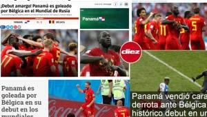 Panamá debutó por primera vez en su historia en un Mundial de fútbol y lo hizo con una dura derrota ante Bélgica. Así reaccionó la prensa tras la caída de los canaleros.