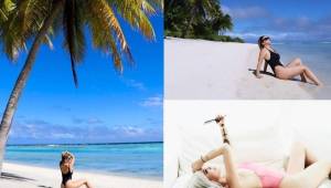 La argentina al parecer ha superado el rumor de la supuesta infidelidad de Mauro Icardi y lo ha hecho con fotos picantes de sus vacaciones en la exótica Polinesia.