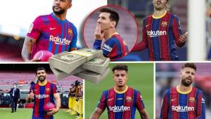 Con la salida de Lionel Messi, el Barcelona se desprendió de 74 millones en salario, sin embargo, aún tienen que pagar una barbaridad a sus 20 futbolistas que estarán en el club en la próxima campaña. Estos son los sueldos brutos de los futbolistas azulgranas según AS (hay que puntualizar que son los ratios que quiere el club, no los reales de masa salarial).